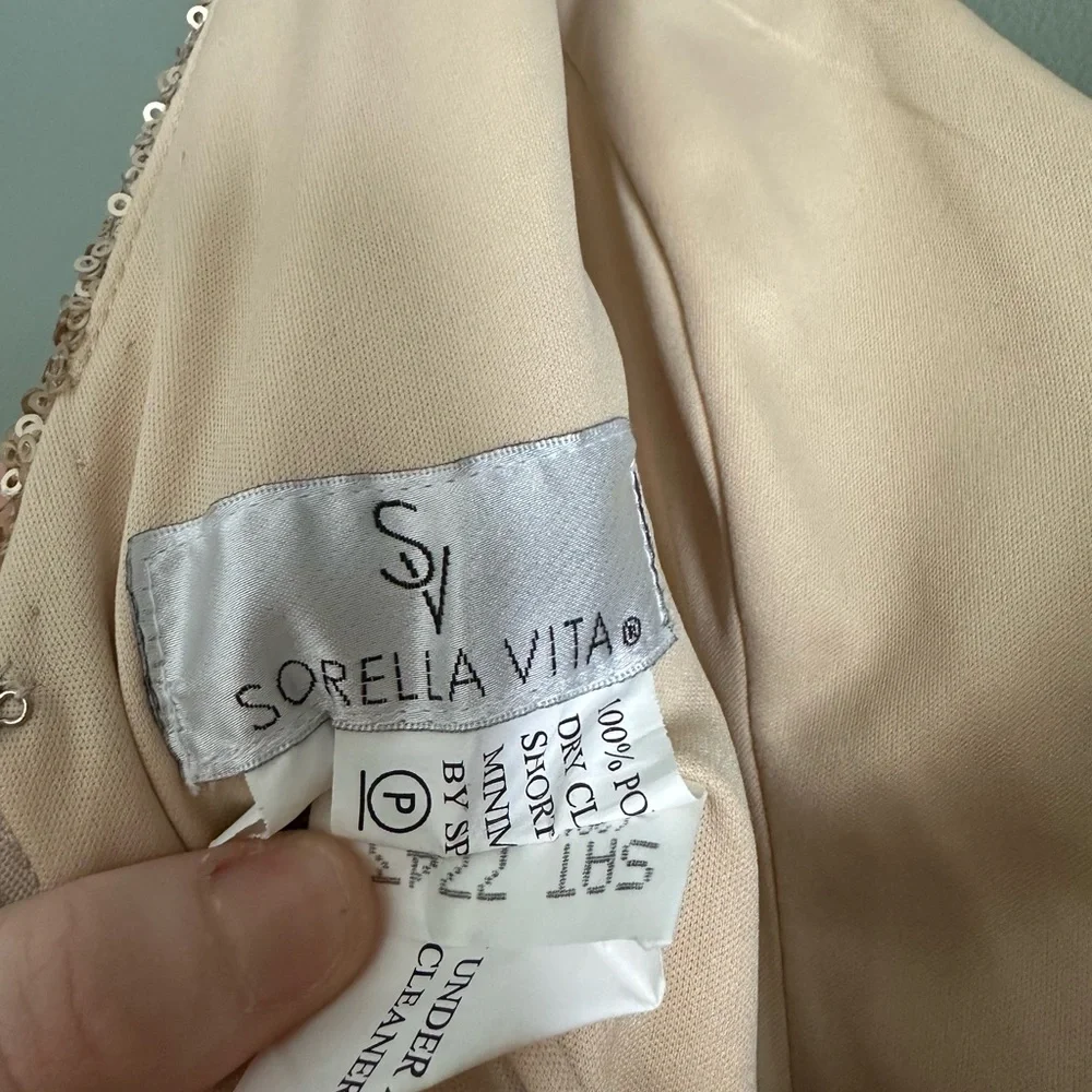 Sorella Vita Gold Sequin Dress US 18 - Picture 5 of 5